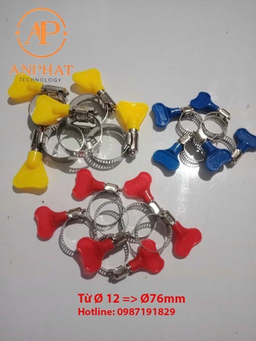 ĐAI XIẾT TAY NHỰA RĂNG ĐỤC INOX