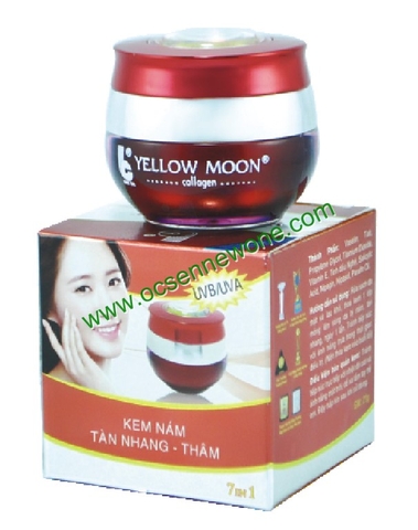 Kem Nám-Tàn Nhang-Thâm Yellow Moon Trăng Vàng Linh Chi (21g)_YM005 