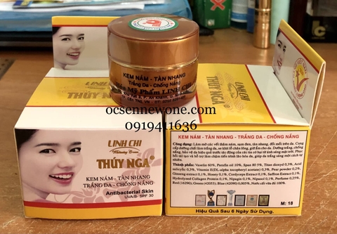 Kem nám-tàn nhang- trắng da-chống nắng Linh Chi (18g)-LC027 