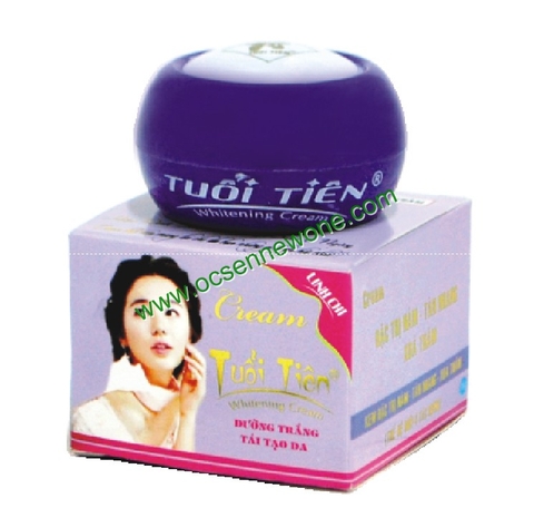 Tuổi Tiên-Kem Dưỡng Trắng-Tái Tạo Da Linh Chi (18g)_TT004 