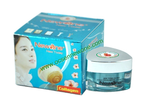 Kem Dưỡng Trắng Da Mặt Collagen New One Linh Chi (24g)-NW020 