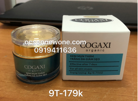 Kem mụn thâm trắng da giảm sẹo COGAXI-organic-8g-9T 