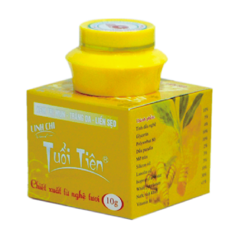 Tuổi Tiên-Kem mụn, trắng da, liền sẹo Linh Chi (10g)_TT007 