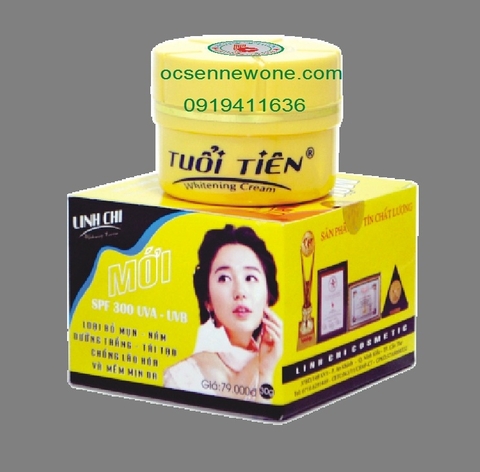 Tuổi Tiên-Kem Dưỡng Trắng Da Mặt Thế Hệ Mới 6 in 1 Linh Chi (30g)_TT011 