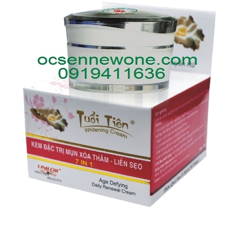 Tuổi Tiên-Kem đặc trị mụn, xoá thâm, liền sẹo Linh Chi (25g)_TT009 