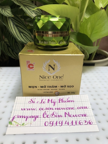 Kem trị mụn mờ thâm liền sẹo Nice One Linh Chi (16g)-NO01 