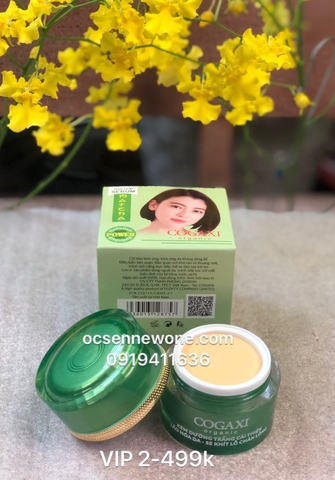 Kem dưỡng trắng - cải thiện lão hóa - se khít lỗ chân lông COGAXI-VIP 2-organic-40g 