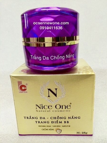 Kem trắng da chống nắng trang điểm BB Nice One Linh Chi (28g)-NO15 