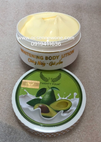Kem dưỡng trắng da toàn thân chống nắng, giữ ẩm tinh chất bơ & sữa-150g-NTP02 