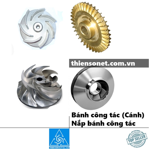 Bánh công tác - Nắp