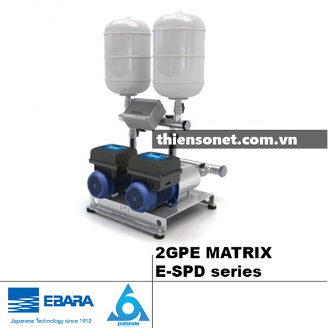 Hệ bơm tăng áp EBARA 2GPE MATRIX E-SPD