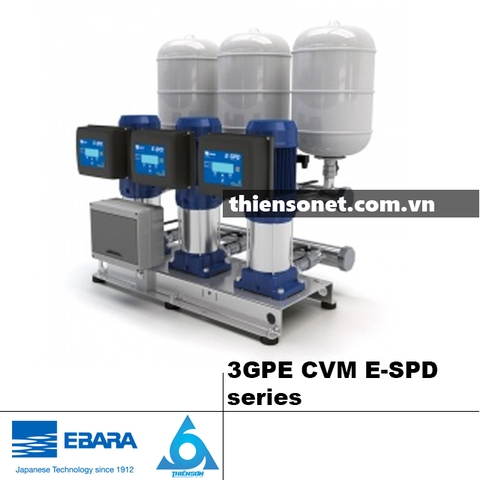 Hệ bơm tăng áp EBARA 3GPE CVM E-SPD