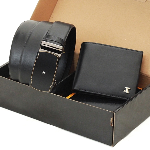 Combo Thắt lưng MNT4-24 + Ví EMO ngang