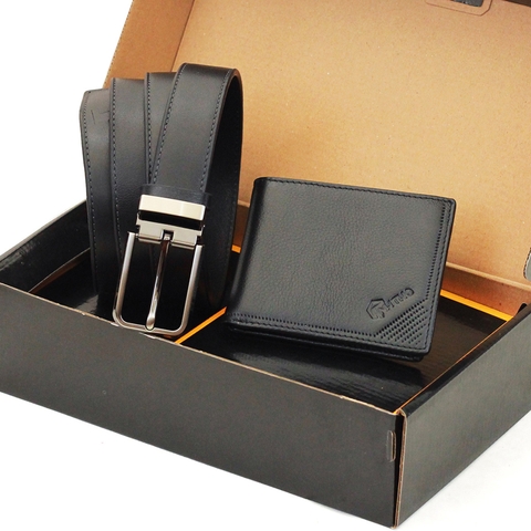 Combo Thắt lưng MIKK3-02 + Ví MIN-12