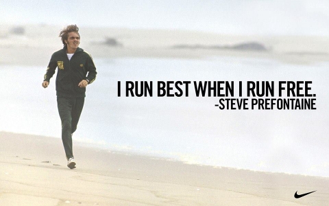 I RUN BEST WHEN I RUN FREE