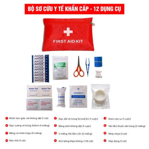 Bộ sơ cứu y tế khẩn cấp Fisrt Aid Kit