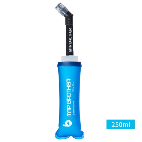 Bình nước mềm MAP BROTHER 250ml + Ống hút