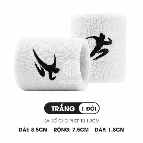 Băng cổ tay Rexchi HW03 Trắng - 1 Đôi