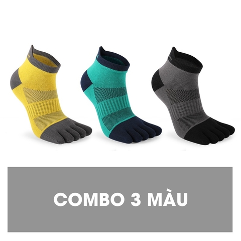 Tất chạy bộ xỏ ngón Meikan MK1904 - Combo 3 màu S