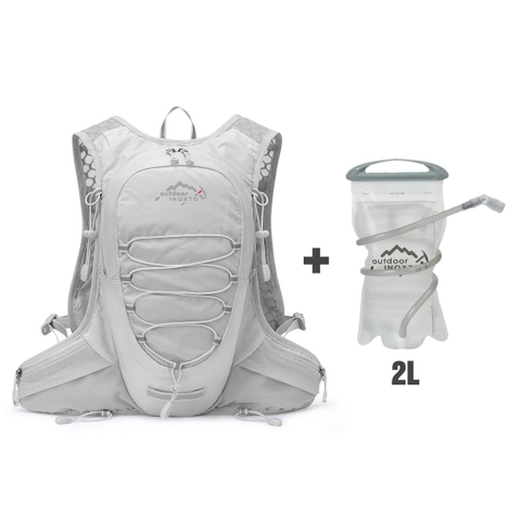 Balo chạy bộ Inoxto 577 Ghi + Túi nước 2L