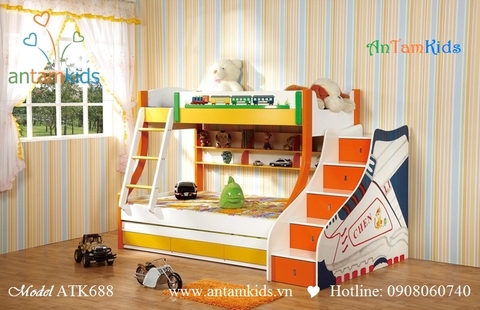 Giường 3 tầng trẻ em ATK688