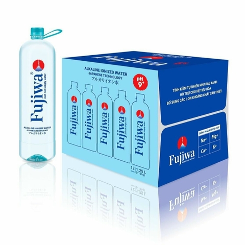 Nước ion kiềm Fujiwa 1,25l (thùng 12 chai)