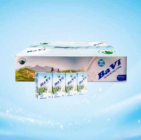 Sữa tươi tiệt trùng ba Vì 110ml (thùng 48 hộp)