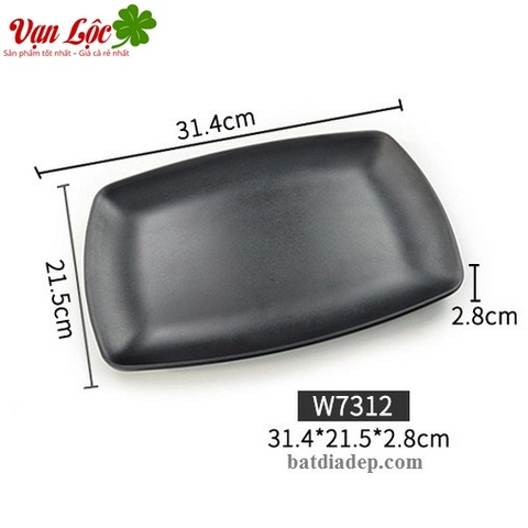 Đĩa chữ nhật : W7312 W7315