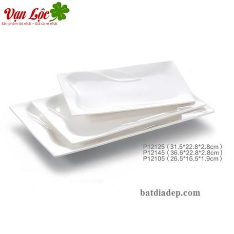 Đĩa chữ nhật P12105 P12125 P12145