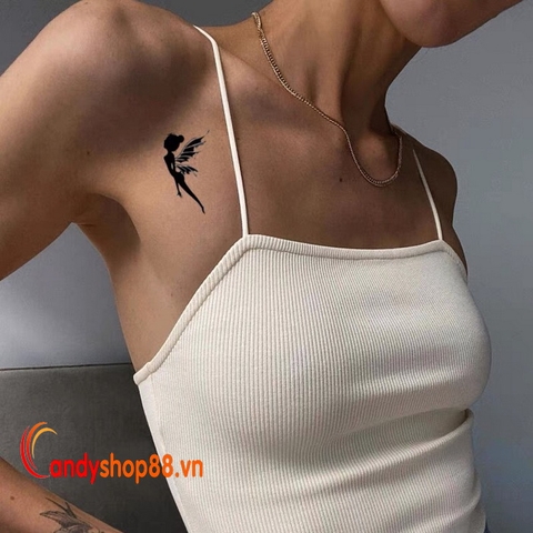 Hình xăm dán tattoo thiên thần HC-223