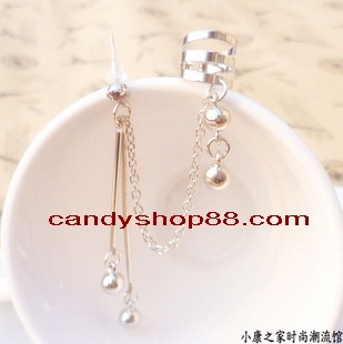 Bông tai kẹp vành + xỏ lỗ tòn ten