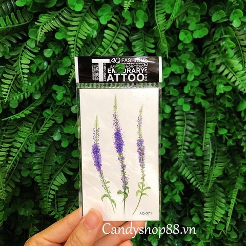 Hình xăm tattoo dán hoa AQ-371