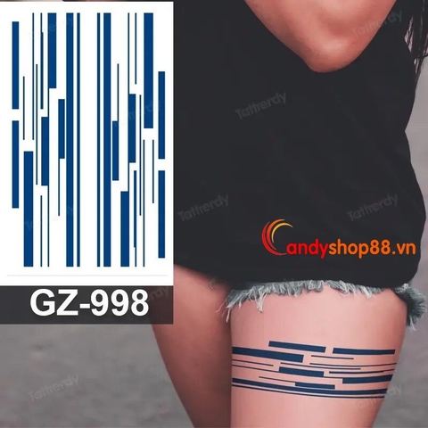 Hình xăm dán vòng tay 15 ngày GZ-998