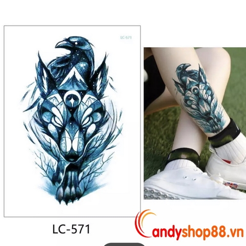 Hình xăm dán tattoo kiểu đẹp LC-571