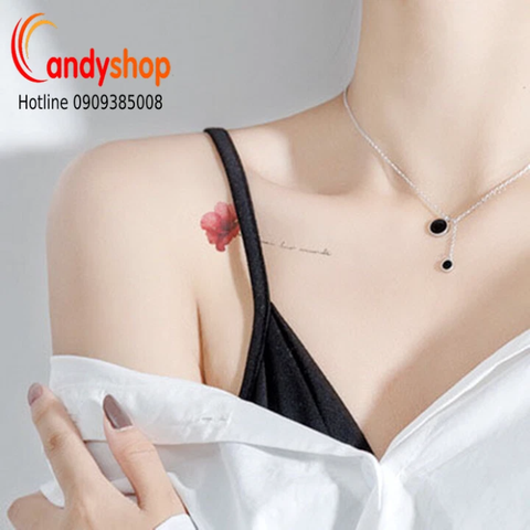 Hình Xăm Dán Tattoo Dòng Chữ Hoa RC-129