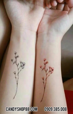 Hình xăm tattoo hoa đẹp SY-A013