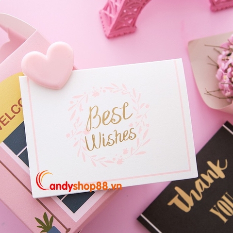 Thiệp quà tặng Best Wish TTD-004