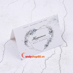 Thiệp quà tặng trái tim TTD-009