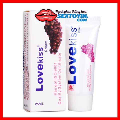 Gel bôi trơn LoveKiss hương nho 25ml - G01D