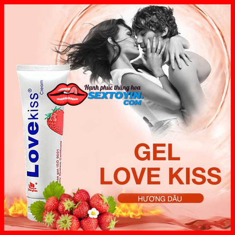 Gel bôi trơn hương dâu Lovekiss 100ml - G01A