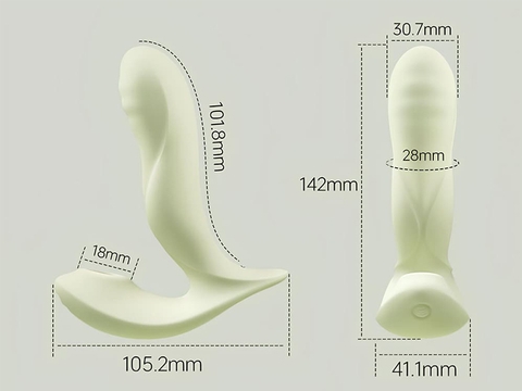 Svakom Gabrielle - Dương vật gắn quần chip rung thụt nhiệt điều khiển xa