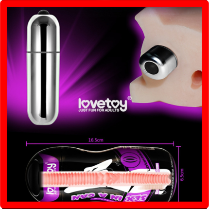 Cốc thủ dâm có rung Sex in a can Lovetoy - AD013