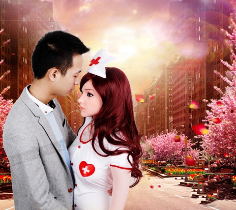 Búp bê bơm hơi siêu Kute cho nam giới  - BB003