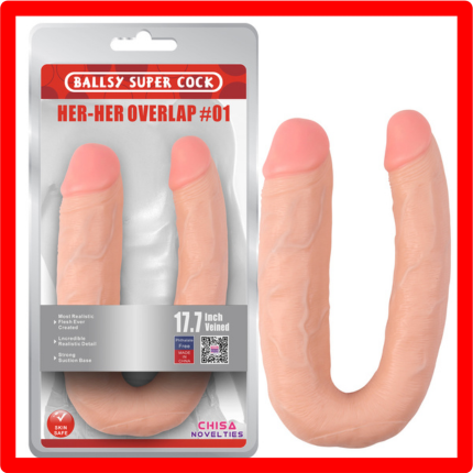 Dương vật giả cầm tay 2 đầu kích thích Chisa-DC035