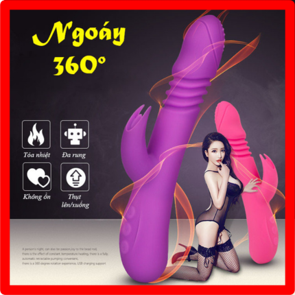 Dương vật giả đa năng Ella vibrating Rod Mannuo - DC032