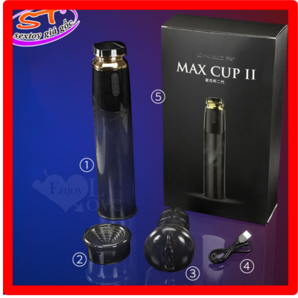 Máy tập to dương vật kết hợp thủ dâm Max cup II Unimat - DC059