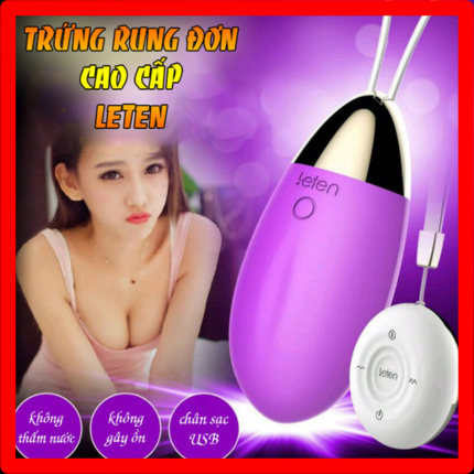 Trứng rung đơn điều khiển từ xa Leten - TR25