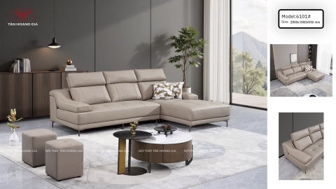 SOFA GÓC BE SÁNG TỐI GIẢN