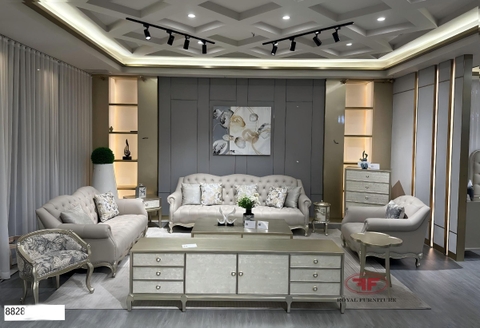 SOFA DA PHONG CÁCH MỸ LUXURY NHẬP KHẨU 8828
