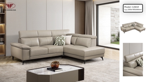 SOFA GÓC CÓ TỰA KEM TỐI GIẢN